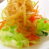 千切り野菜のシンプルサラダ